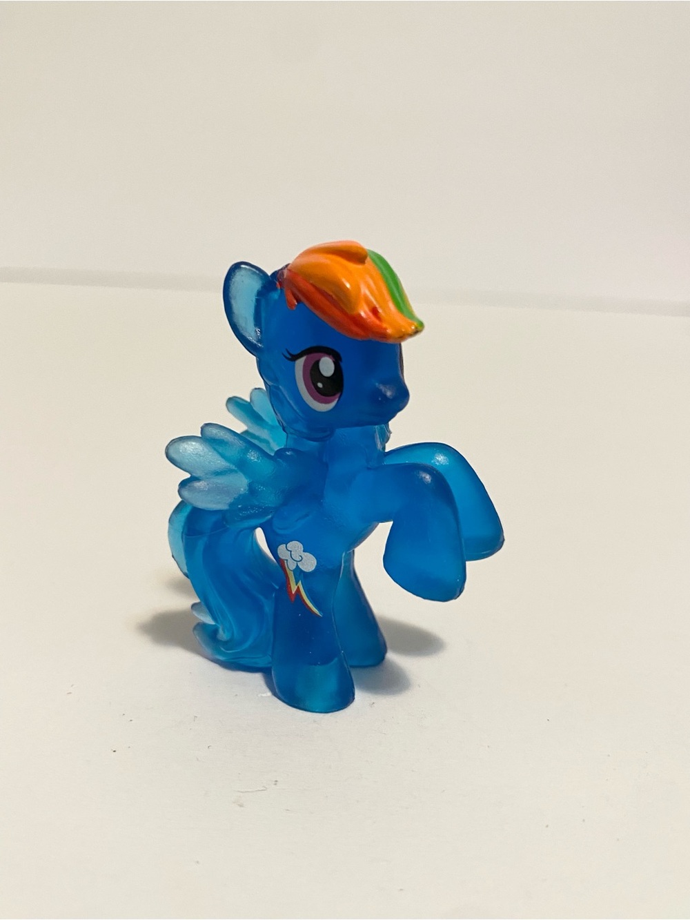 My Little Pony Blind Bag 2" Clear Blue Rainbow Dash MLP Figure 4/$20 🛑
